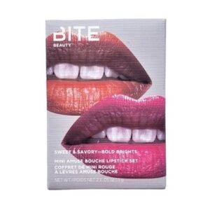 Bite Beauty Amuse Bouche Mini Lipstick Set - Bold Brights: Maple & Radish